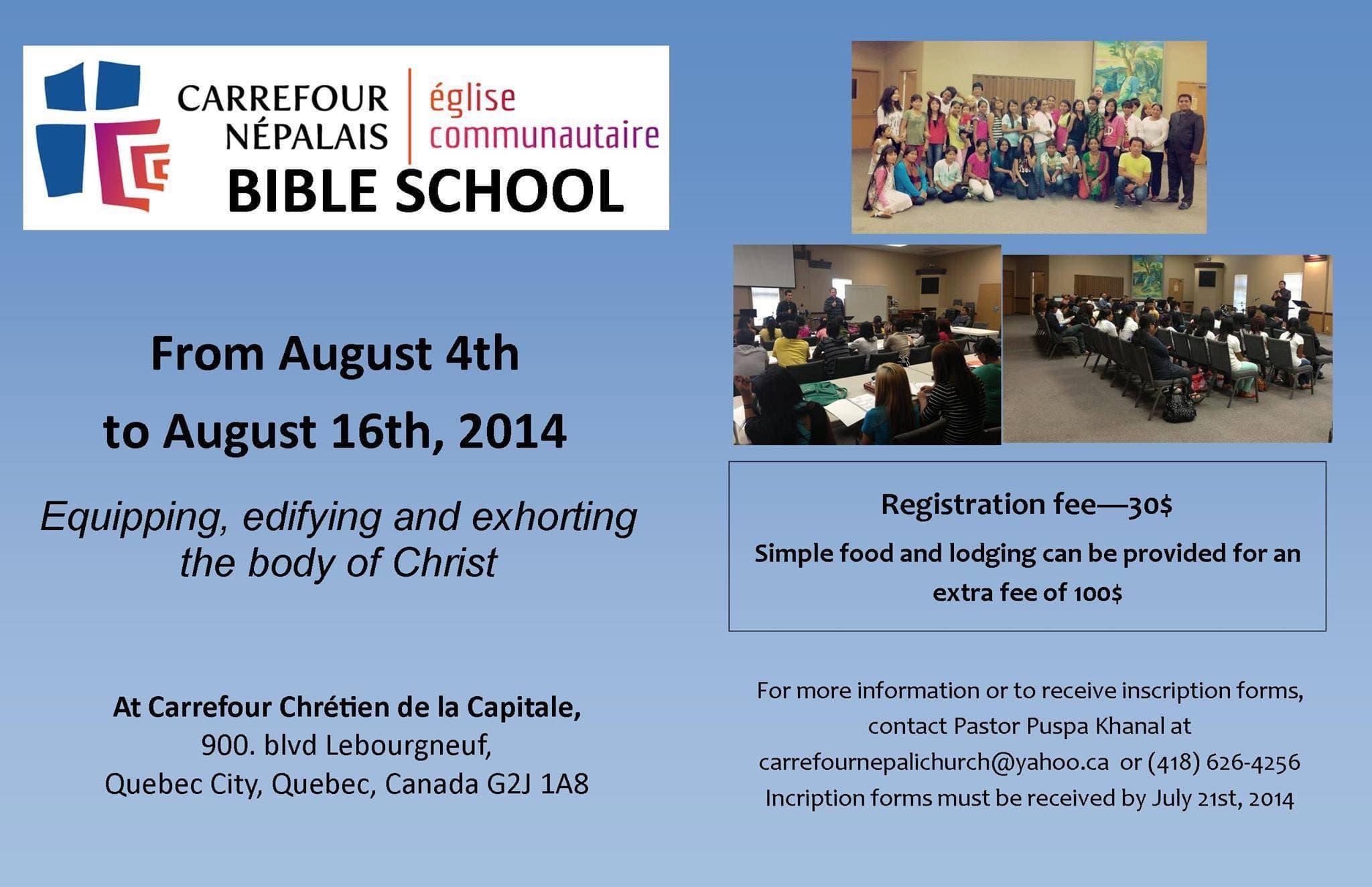 Carrefour Nepali Bible School 2014 (8th Batch) — photo 1