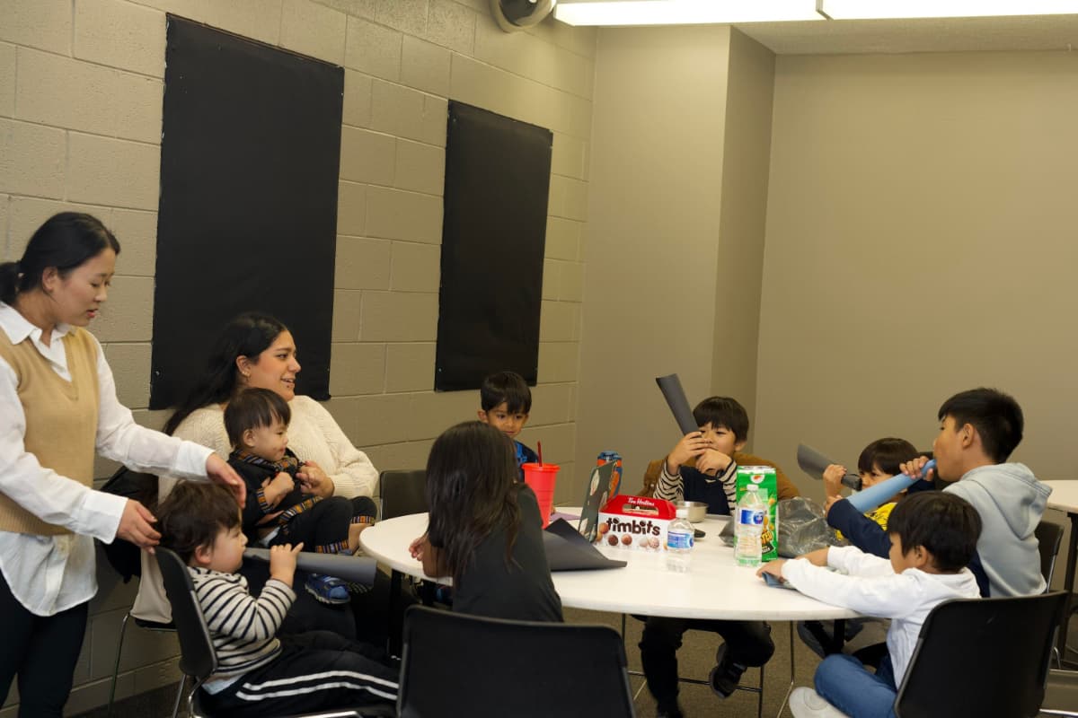Children's class in session